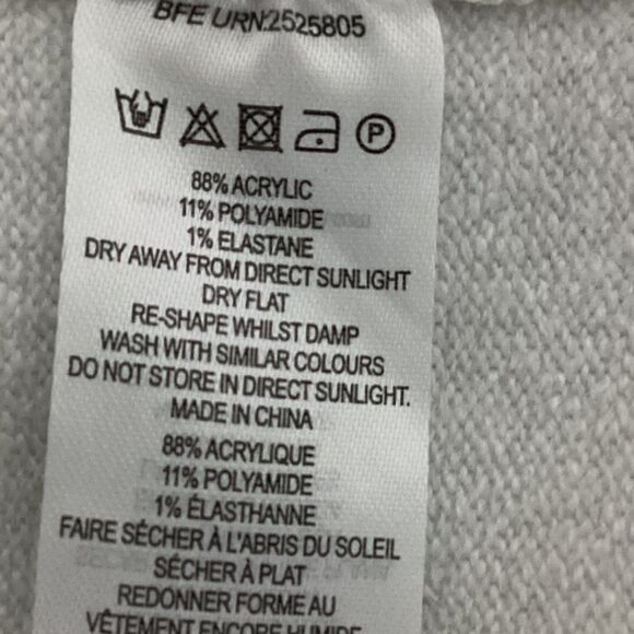 French Connection Women's Sweater Size M Blue Colorblock Striped Long Sleeve - Picture 7 of 8